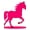 Pink, Pattern 3, variant on ODIKA 2x3 Machine Washable Non-Slip Area Rug, Latch Hook Kit Galloping Stallion Needlework Canvas Pre Printed High Traffic Rug, Pink, 635415