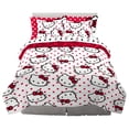 thumbnail image 1 of Juego de sábanas Franco Collectibles Hello Kitty Polka Dot Queen, 1 of 7