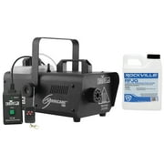 CHAUVET DJ Hurricane 1000 Fog Machine w/Wired & Wireless Remote + FJU Fog Fluid