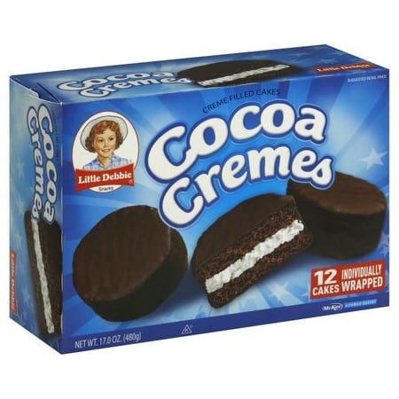 Mckee Foods Little Debbie Cocoa Cremes, 12 ea