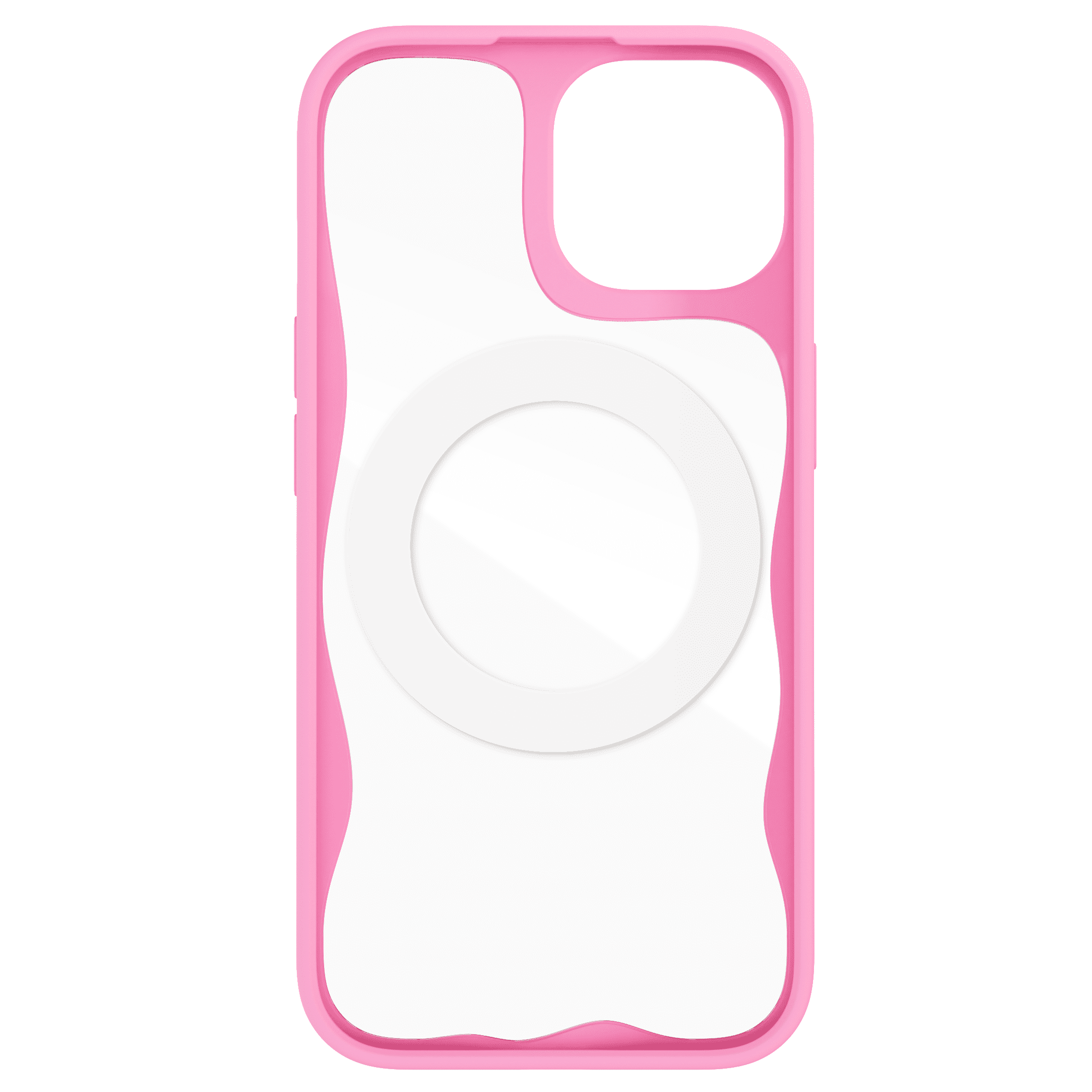 Onn Ringstand MagSafe Compatible Phone Case with 360 Kickstand for iPhone 16E/15/14/13 - Pink