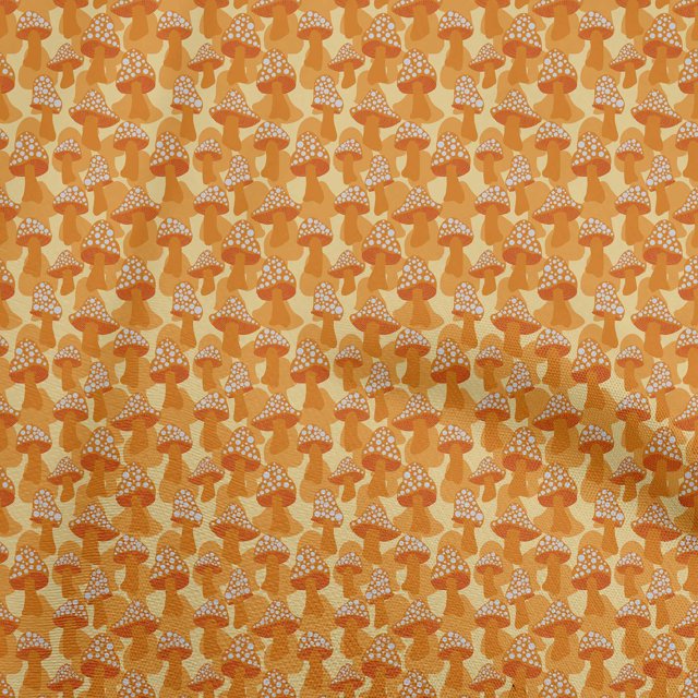 oneOone Cotton Jersey Yellow Fabric Asian Craft Projects Decor Fabric Printed By The Yard 58 Inch Wide