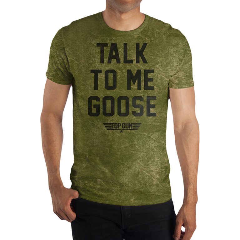 Top Gun Talk To Me Goose Men's and Big Men's Graphic T-shirt