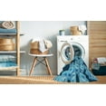 thumbnail image 2 of Ahgly Company Machine Washable Indoor Rectangle Transitional Blue Area Rugs, 8' x 12', 2 of 7