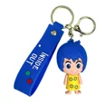 thumbnail image 1 of New Cartoon Inside Out Keychain Pendant Personality Creative Soft Glue Doll Small Key Rings Kawaii Bags Pendants Kids Toys DMH, 1 of 1