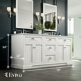 thumbnail image 2 of Eviva Epic Transitional White Bathroom Vanity, 2 of 7