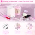 thumbnail image 4 of Caja de Almacenamiento de Bastones de Algodón Acrílico Claro Organizador de Maquillaje Cosmético, 4 of 7