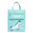 thumbnail image 2 of WIBACKER 13" Kids Girls Cartoon Unicorn Tote Bag Carry Bag for Shopping Books Beach Art Lesson Nylon Handbag, 2 of 3