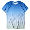 thumbnail image 6 of DondPO Tshirts for Women,Basic Tees Womens Loose Fit Tshirts Tops Casual Workout Yoga Tunic Gradient TShirts Tops Short Sleeve Shirts,Summer Tops for Women 2024,Deal Of The Day Blue XXL, 6 of 6