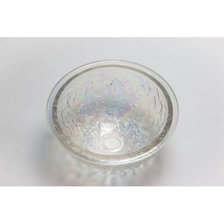 Jsg Oceana Glass Circular Undermount Bathroom Sink