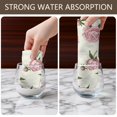 thumbnail image 6 of 6 Pcs Pioneer Flower Floral Print Pattern Funny Kitchen Towels, Microfiber Dish Towels, Kitchen Tea Towels Set 18" X 26", 6 of 6