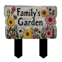 HengDidi Wooden Personalized Welcome Sign Door Number Ground Stake for Home Garden Outdoor Yard Decor Lawn Flower Bed Insertion Decoration Customizable Plaque House Marker