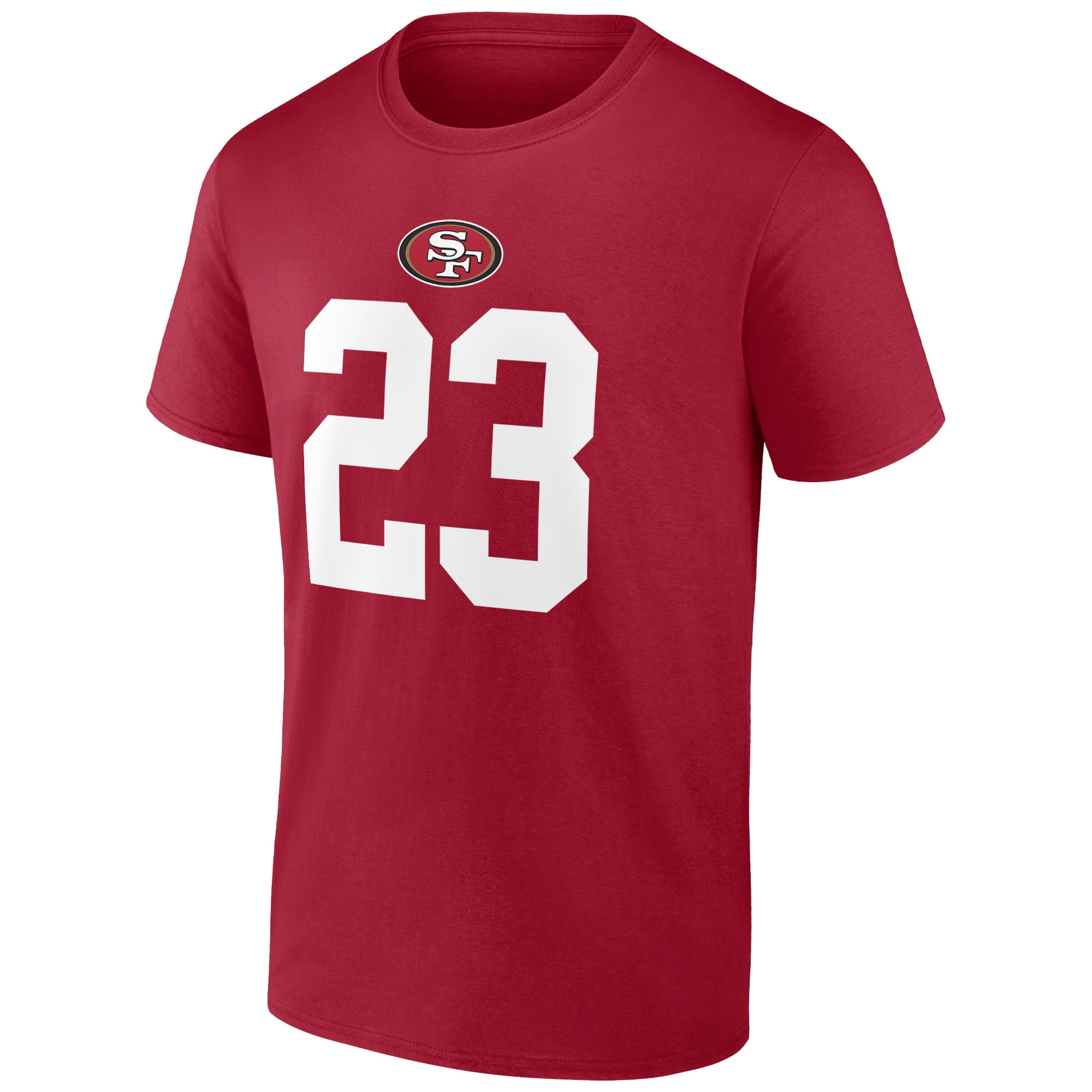 NFL Christian McCaffrey San Francisco 49ers Mens Name & Number Short Sleeve Tee