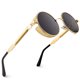 thumbnail image 1 of Gafas de Sol CGID Retro Steampunk Redondas Polarizadas E72 UV400, 1 of 6