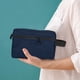 thumbnail image 1 of Neceser plegable impermeable para viajes | Organizador de afeitado y cosméticos de gran capacidad con asa | Bolsa de almacenamiento de tela Oxford para hombre y mujer, 1 of 7