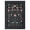 Black, variant on Garvee 8'x10' Floral Area Rug Geometric Bordered Carpet, Butterfly Printed Rug Washable Non Slip Rug for Living Room Bedroom Farmhouse, Black