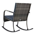 thumbnail image 4 of Garden Rocking Chair Rattan Anthracite, 4 of 7