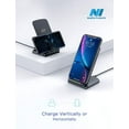 thumbnail image 6 of N1 Wireless Charger, Qi Certified Wireless Charging Stand Compatible with iPhone, Samsung Output Power - New, 6 of 10