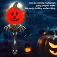 thumbnail image 1 of Linterna portátil con forma de calabaza para Halloween con sonido aterrador, suministros para fiestas, juguete de truco, 1 of 8