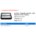 thumbnail image 2 of Air Filter - Compatible with 2016 - 2021 Mazda CX-3 2.0L 4-Cylinder 2017 2018 2019 2020, 2 of 2