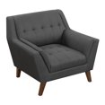 thumbnail image 3 of Binetti Charcoal Pebble Accent Chair, 3 of 7