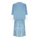 thumbnail image 5 of Puntoco-vestido sin mangas de dos piezas para mujer, vestido elegante con cuello en V estampado y cárdigan de media manga, conjunto de tops, liquidación de traje Puntoco Puntoco-6254, 5 of 5