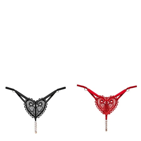 Wijhcboe 2 Pack Women Womens Lingerie Romper Thong Sexy Panties Thong X Pasties for Women Lace Pants Ladies Briefs Womens Lingerie Sexy Corset Set Sexy Lingerie for Women Bodysuit Cutouts She