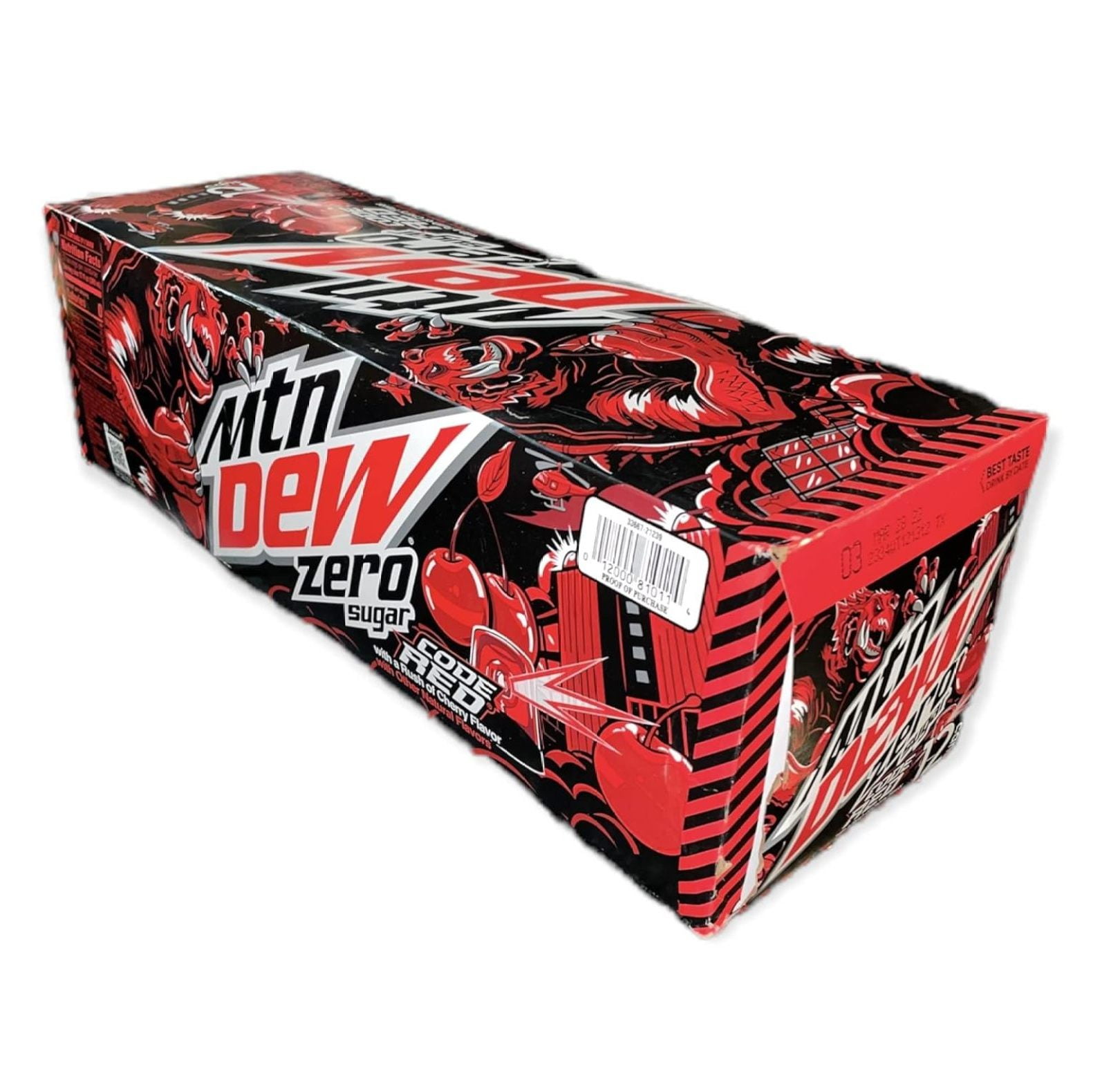 $RED$ MONEY SOUTH KOAST DROP 12インチ　G-RAP saney Mtn Dew Code Red Cherry Flavor, 12 oz Cans, Pack of 12