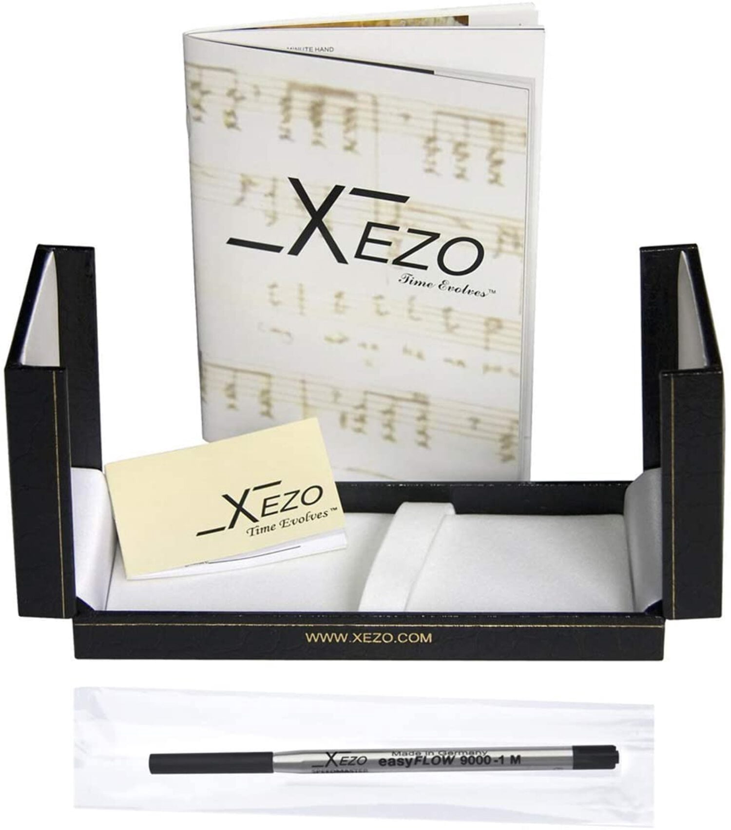 Xezo Urbanite II Acrylic  Brass Ballpoint Pen - Trek Red