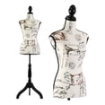 thumbnail image 1 of Maniquí Femenino Torso de Espuma con Base Trípode de Madera Ajustable de 132 a 163 cm SereneLife, Ideal Costura, Sastrería, Exhibición de Ropa y Joyería, Diseño Ligero y Resistente para Casa o Tienda, 1 of 7