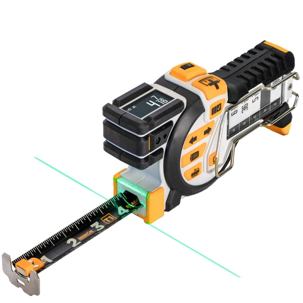 Cinta métrica digital REEKON T1 Tomahawk con láser verde