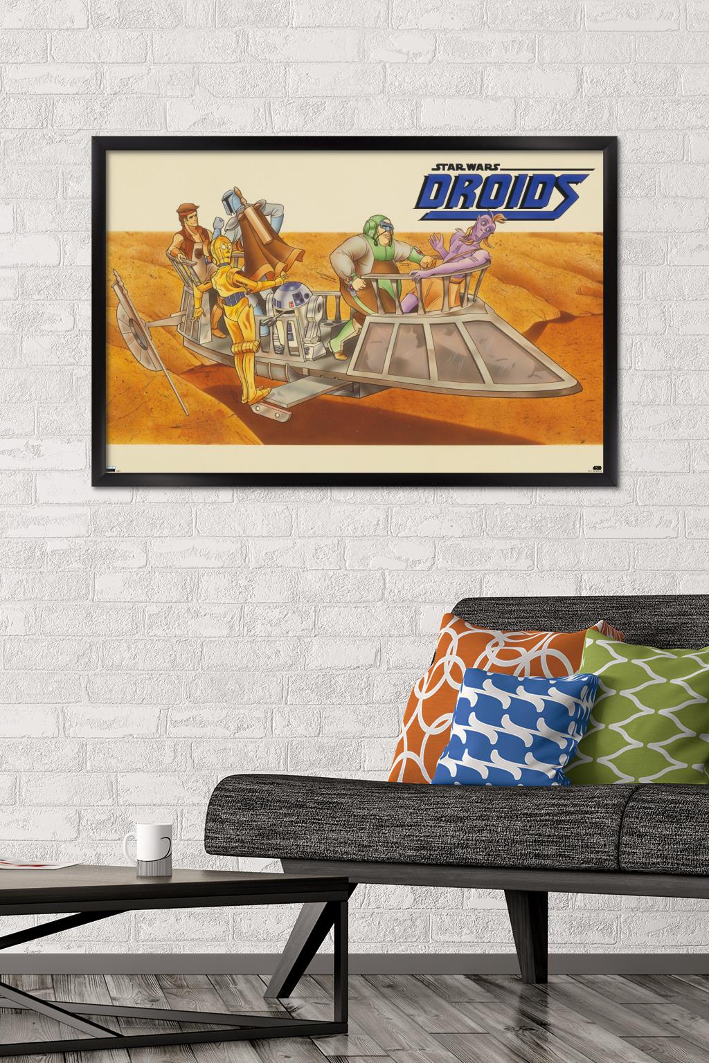 Star Wars: Droids - Desert Wall Poster, 22.375" x 34", Framed