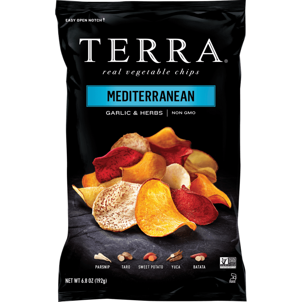 Terra Chips Mediterranean Exotic Vegetable Chips, 6.8 oz (Pack of 12