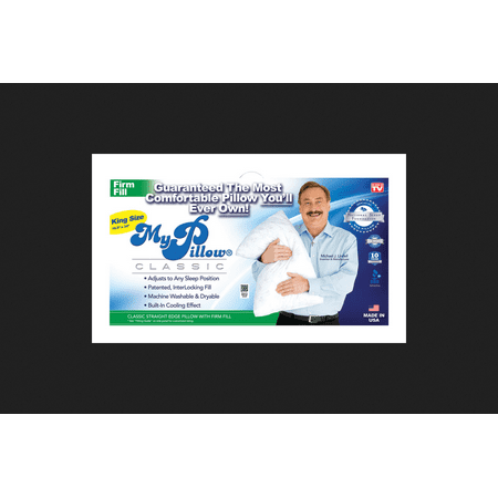 My Pillow As Seen On Tv King Size Firm Fill Pillow Foam Gel