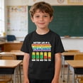 thumbnail image 5 of Kids Funny T-Shirts Short Sleeve Back To School Printed Graphic Tee Shirts Boys Girls Crewneck Tops (3 Years, Black #D), 5 of 8