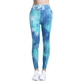 thumbnail image 1 of Gibobby Pantalones de yoga Pantalones de Fitness de de cadera de cintura alta para mujer, sin costuras, sensación desnuda, para correr, ropa deportiva, pantalones de Yoga con(Azul, S), 1 of 4