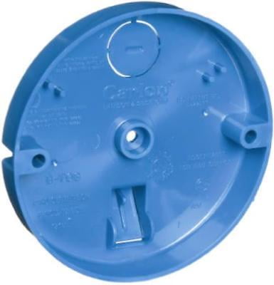 Ceiling Fan Pan Outlet Box 8 CUIN Capacity 4" Diameter x 5/8" Depth 2PK
