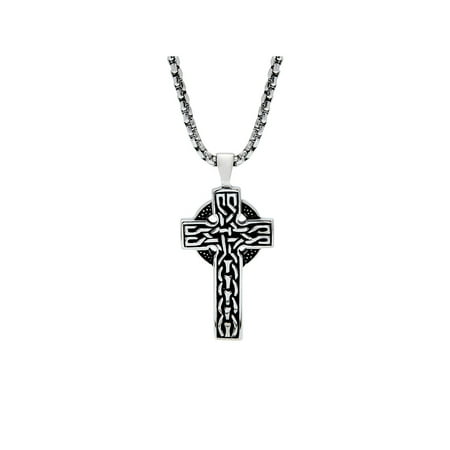 - Stainless Steel Celtic Cross Pendant