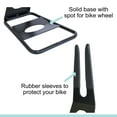 thumbnail image 4 of Lumintrail Bike Floor Hub Mount Rear Parking Rack Stand for Mountain Bike and Road Bicycle, 4 of 10