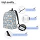 thumbnail image 3 of Easygdp Funny Cute Healthy Teeth Mochila de Lona Resistente para Laptop, Compatible con Laptops de 15 a 17 pulgadas, Ideal para Escuela, Trabajo y Viajes-Medium, 3 of 5