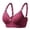 A-Red22, variant on Jamsmile Women Tshirt Bra Comfortable No Steel Ring Supportive Wireless Push Up Bras Full Coverage Seamless T-Shirt Padded Bras