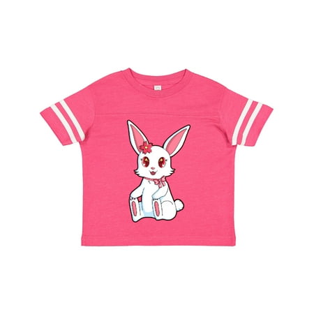 

Inktastic Happy Easter Girl Bunny in Pink Gift Toddler Toddler Girl T-Shirt
