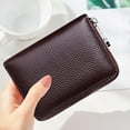 thumbnail image 7 of 1 Pcs Zipper Wallet,Pu Leather Credit Card Holder Wallet,Card Holder With Multiple Compartments,Travel Id Organizer,Small Wallets Credit Card Case Organizers,Zip Pu Leather Card Case,(B,3.14x4.33 in), 7 of 7