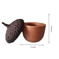 thumbnail image 4 of Bearachild Tarro de decoración Sabor antiguo Durable A prueba de agua Ornamentación Europeo Rural Ganiture Delicado Exquisito Robusto Patio irregular Decoración Bearachild HA072119-00, 4 of 6