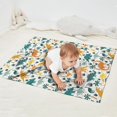 thumbnail image 2 of Colorful Dinosaurs Palm Trees Pattern Blanket,Comfortable Soft Lamb Wool Throw Blanket,All Season,Warm Lightweight Blankets for Sofa Bed Couch Living Room Chair,30"x40", 2 of 4