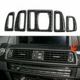 thumbnail image 4 of POSSBAY For BMW 5 Series F10 2011-2017 Carbon Fiber Air Conditioning Outlet Trim Cover, 4 of 5