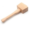 thumbnail image 1 of Wooden Carpenter's Mallet Hammer Handle Beech Carpentry Tool Inclined Strike For DIY Work From 245 mm, 1 of 5