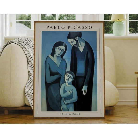 Kna Prints - 1 Pc Poster Picasso Print, The Blue Period, , Famous Artist Prints, Wall Art Prints Wall Art, UNFRAMED-8x12