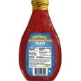 Ortega Original Thick and Smooth Medium Taco Sauce, Kosher, 16 oz