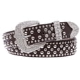 thumbnail image 2 of Western Rhinestone & Studded Leather Belt, 2 of 3